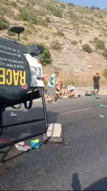 Alanya’da safari kazası