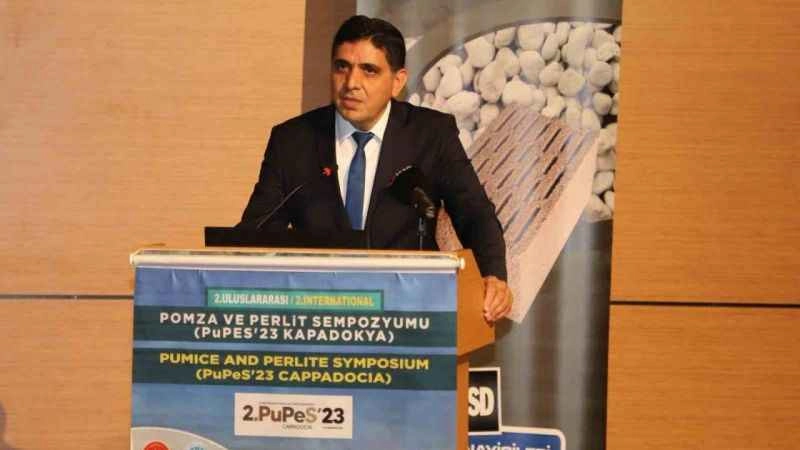 Rektör Prof. Dr. Mehmet Hakkı Alma: "Pomza kağıt üretiminde kullanılacak"