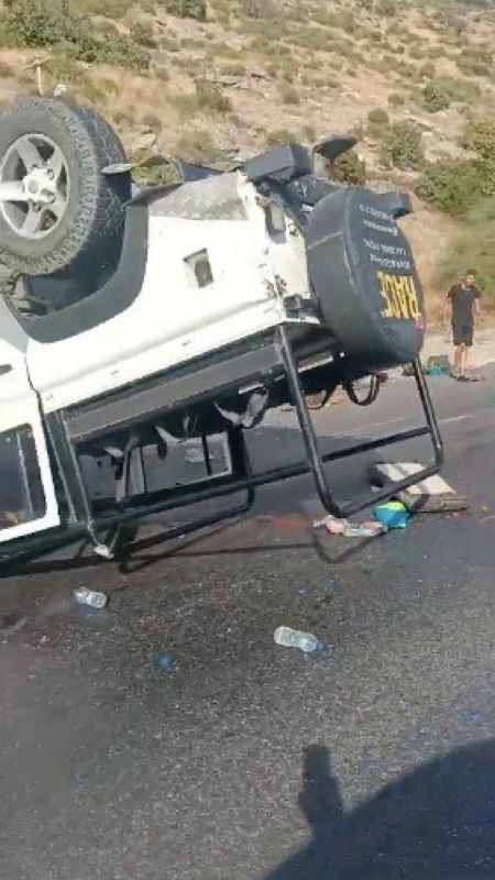 Alanya’da safari kazası