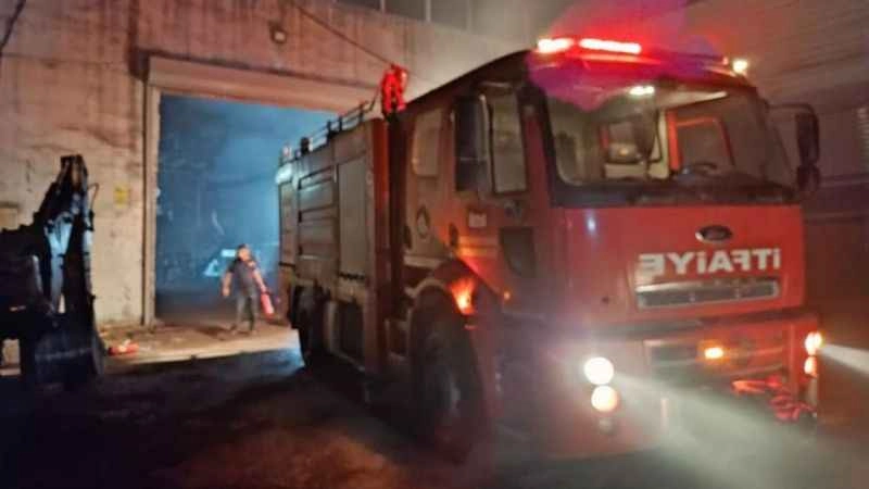Hatay’da fabrikada çıkan yangın söndürüldü