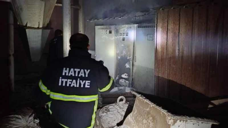 Hatay’da fabrikada çıkan yangın söndürüldü