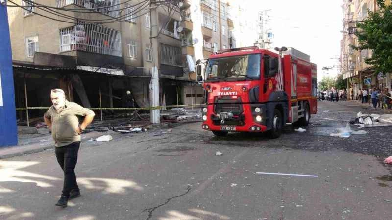 Diyarbakır’da tekstil dükkanında patlama