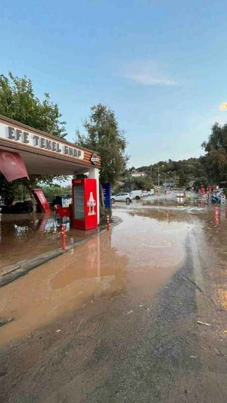 Bodrum’da isale hatlarında patlama