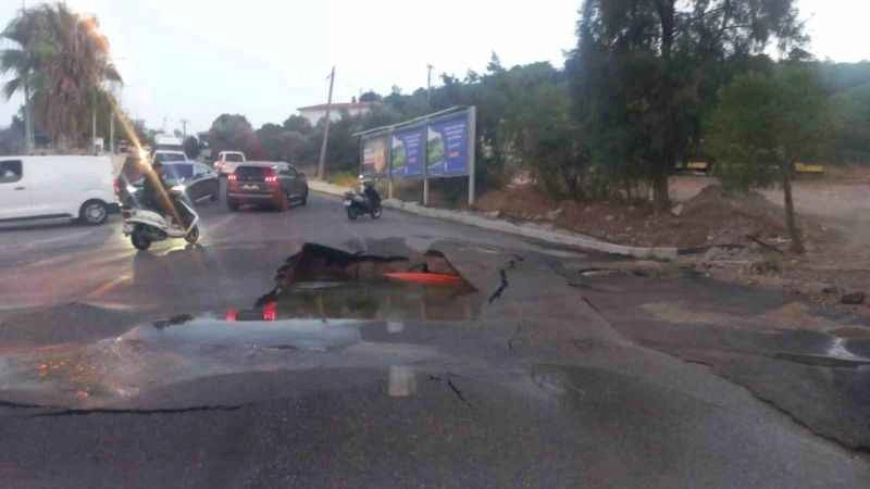 Bodrum’da isale hatlarında patlama