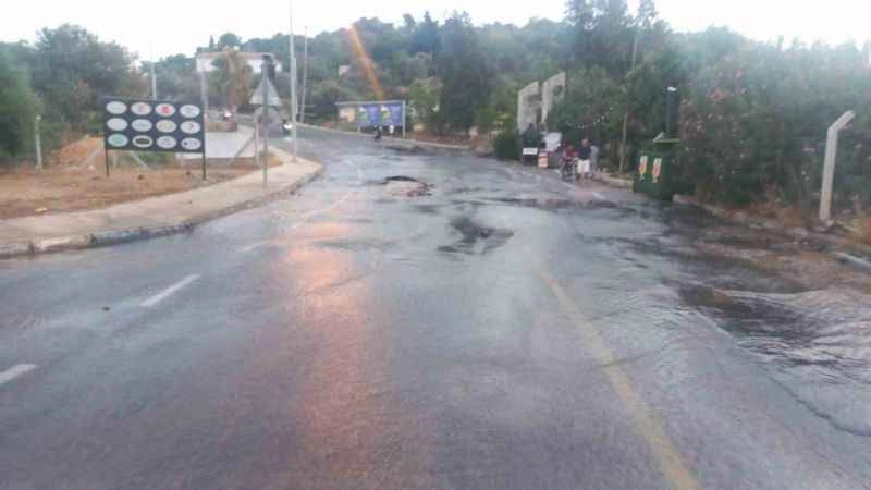 Bodrum’da isale hatlarında patlama