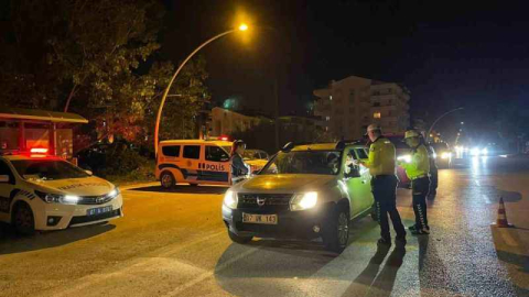 Denetimde 72 araca ceza
