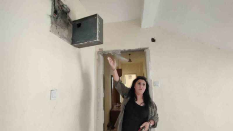 Emanet evi hırsılar talan etti