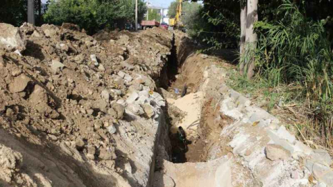 Yukarıkocayatak'a yeni içme suyu hattı