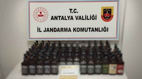 Yolcu otobüsünde kaçak/sahte alkollü içki