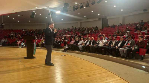 Prof.Dr. Pişgin, Manavgat'a Filistin'i anlattı