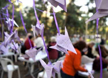 Kadına şiddet karşısında efsane duruş