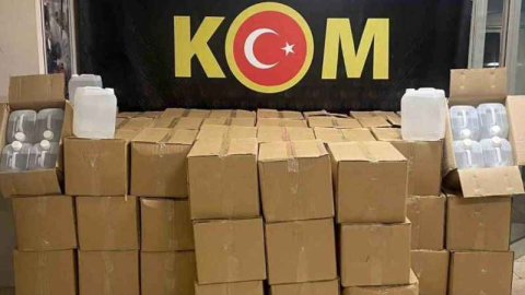Kaçak alkole operasyon
