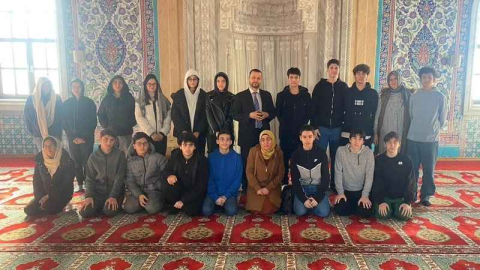 Fen Lisesi öğrencilerinden cami ziyareti