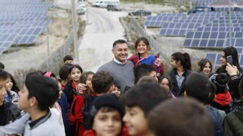 Güneş Enerji Santrali öğrencileri ağırladı