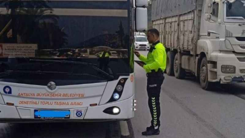 Halk otobüslerine 38 bin 76 lira para cezası