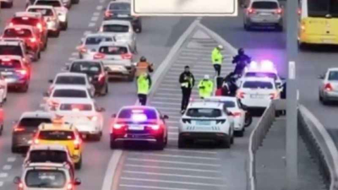 Emniyet çakar kullananlara acımadı