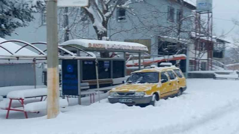 Toroslar’a yağan kar sevinci