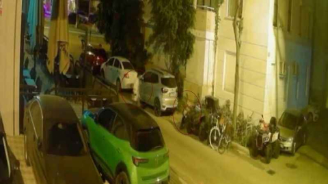 Alanya’da motosikleti böyle çalmışlar 