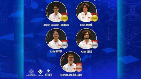Avrupa Fizik Olimpiyatı’ndan 5 madalyayla döndüler