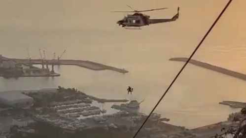 Antalya'da teleferik kazasında mahsur kalanlar helikopterle kurtarıldı