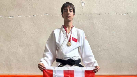 Antalyaspor’un genç judocusundan il üçüncülüğü