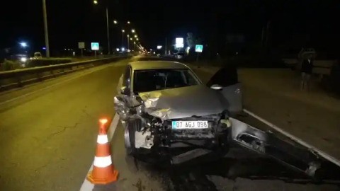 Çarptığı otomobili önünde 50 metre sürükledi