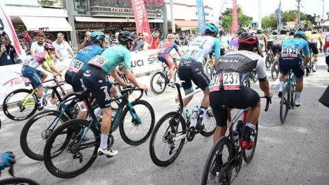 59. Cumhurbaşkanlığı Türkiye Bisiklet Turu’nun Kemer-Kaş etabı başladı