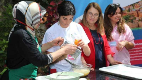 İletişim ve tasarım festivalinde yöresel lezzetler tanıtıldı