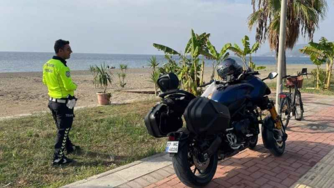 Yürüyüş yolunda bisiklet ve motosikletlilere taviz yok