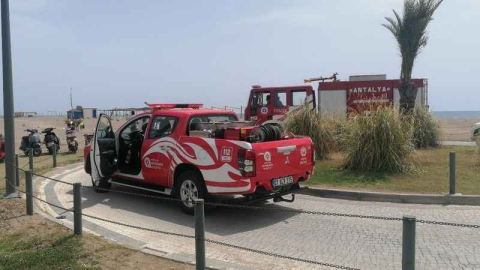 Mendirekte yangın ihbarı jandarma ve itfaiyeyi alarma geçirdi