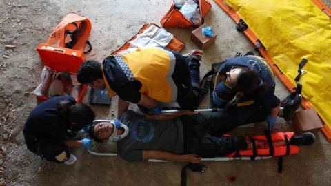 Türkiye’nin İlk ve Acil Yardım öğrencileri ALKÜ’de kıyasıya mücadele etti