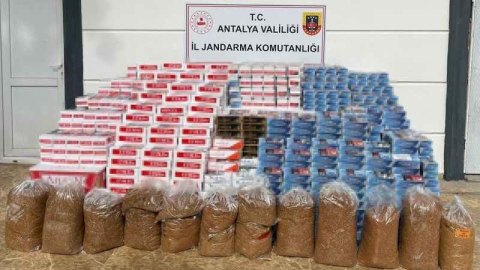  Jandarmadan kaçak sigara ve tütün operasyonu