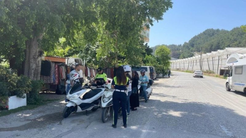 Alanya’da 8 araç trafikten men edildi