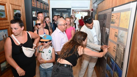 Kültür Evi’ne ilk turist kafilesi geldi
