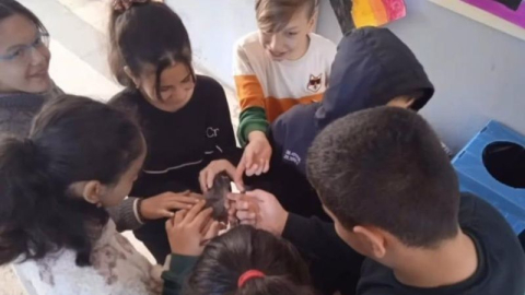 Özel öğrencilerden dikkat çeken etkinlik