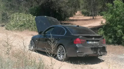 Otomobil motosiklete çarptı