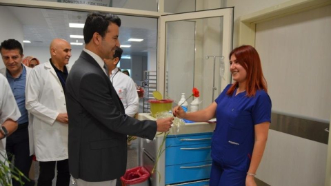 ALKÜ'de hemşireler unutulmadı