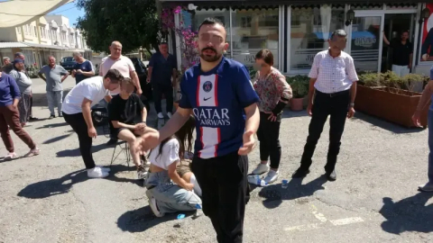Perşembe Pazarı'nda motorlu bisiklet kazası