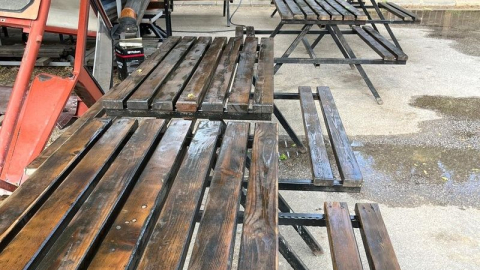 Kındılçeşme’deki piknik masaları yenileniyor