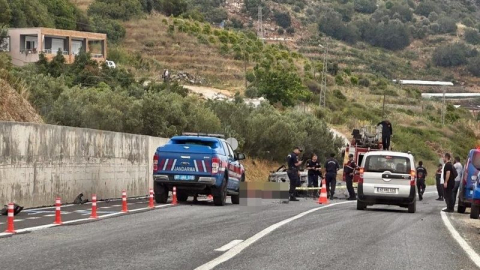 Alev alan otomobildeki Polonyalı çift hayatını kaybetti
