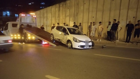 Alanya’da iki otomobil çarpıştı: 1 yaralı