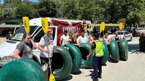 Jandarma 21 safari aracını denetledi