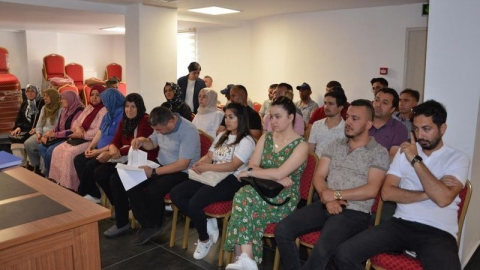 Belediye personeline İş Sağlığı ve Güvenliği eğitimi 