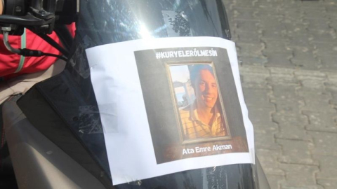 Motokuryeler öldürülen meslektaşları için toplandı