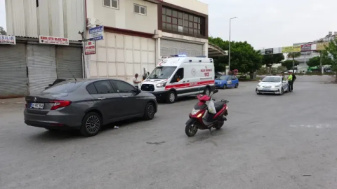Sanayi sitesinde Motosiklet kazası