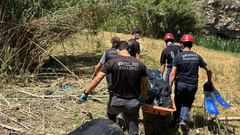 Antalya Düden Çayı’nda erkek cesedi bulundu