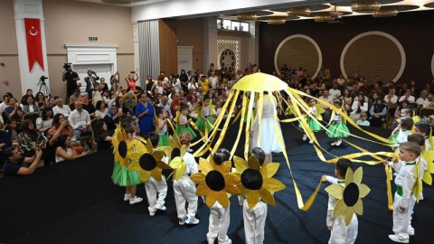 Antalya OSB Gündüz Bakımevi'nde mezuniyet sevinci