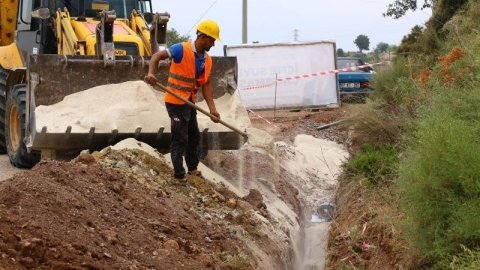 Kumluca’nın içme suyu hatlarını yeniliyor