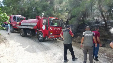 Hatipler- Kızılağaç’ta orman yangını ucuz atlatıldı