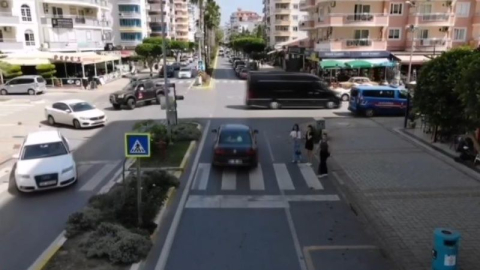 Jandarmadan dron destekli trafik uygulaması